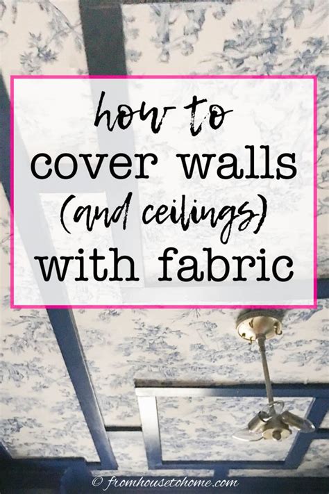 how to attach metal fabric to walls|best way to cover walls.